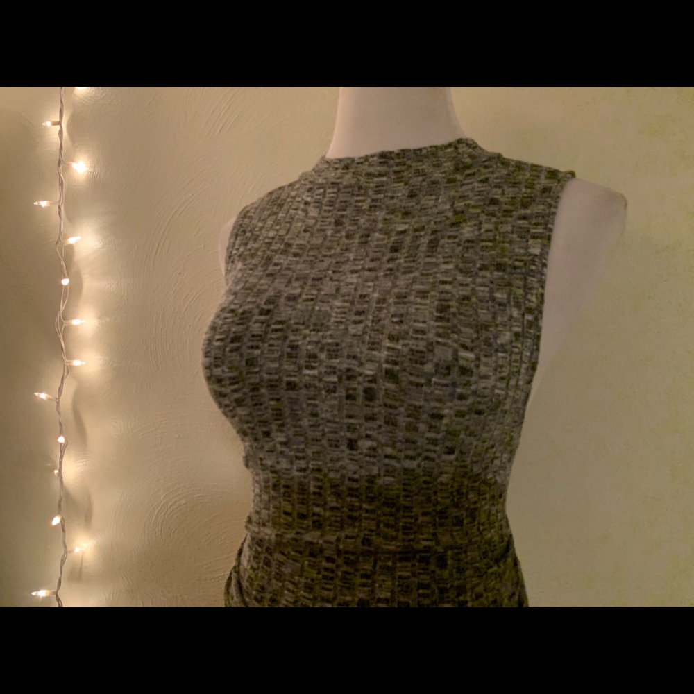 Grey Sweater Tank Top
